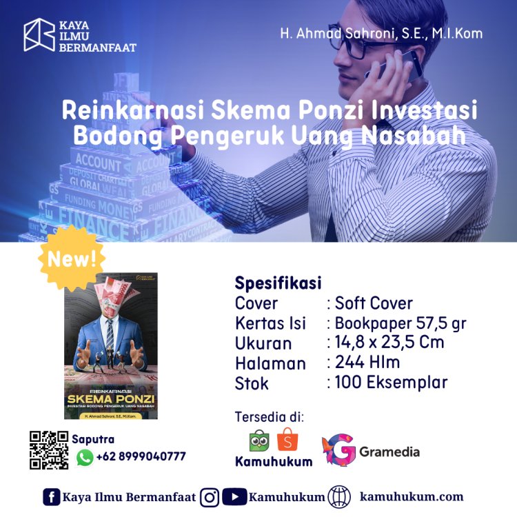 Reinkarnasi Skema Ponzi-Investasi Bodong Pengeruk Uang Nasabah