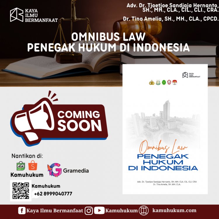 Omnibus Law Penegak Hukum Di Indonesia