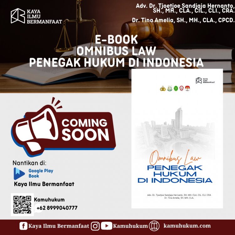 E-BOOK OMNIBUSLAW PENEGAK HUKUM INDONESIA