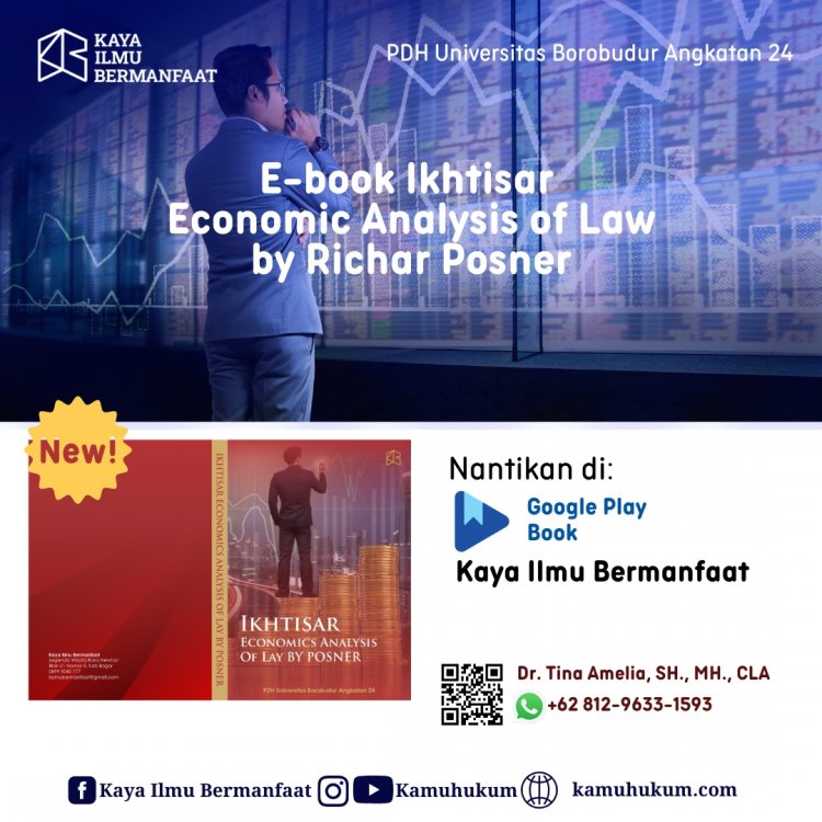 E-book Ikhtisar Economic Analysis of Law by Richard Posner