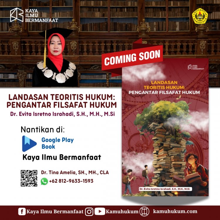 E-BOOK  LANDASAN TEORITIS HUKUM: PENGANTAR FILSAFAT HUKUM