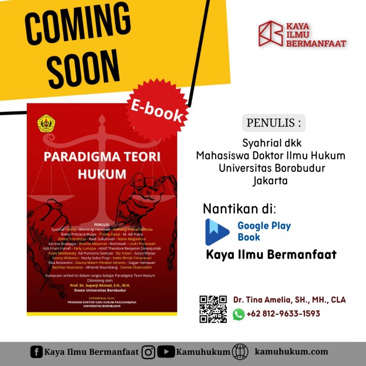E-Book  Paradigma Teori Hukum
