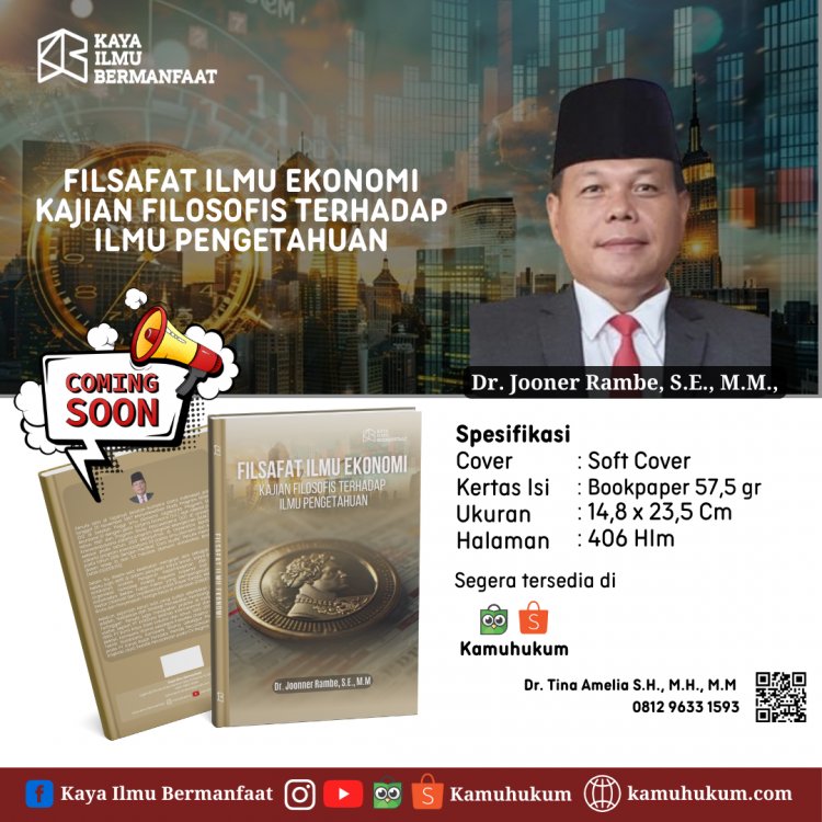 FILSAFAT ILMU EKONOMI KAJIAN FILOSOFIS TERHADAP ILMU PENGETAHUAN