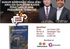 HUKUM KORPORASI MASA KINI:  ANALISA DAN STUDI KASUS PENATAKELOLAAN PERSEROAN TERBATAS